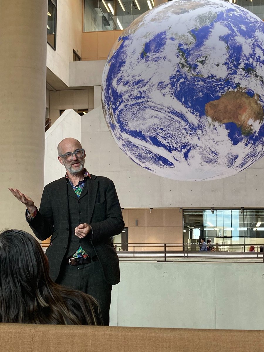 'Buy less' was the big message on #EarthDay2024 from UCL Prof @markmiodownik reflecting on the battle of Planet Vs Plastics at our Gaia globe event yesterday. Find out how @UCL is working across our campuses on a more sustainable future for everyone. ucl.ac.uk/sustainable/