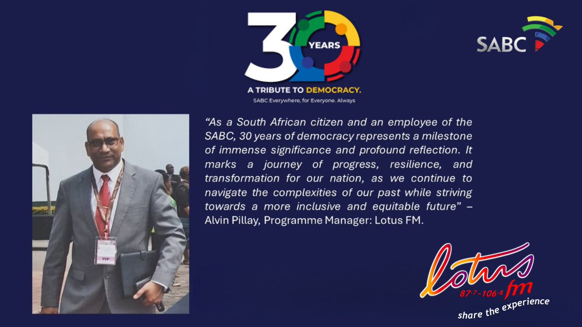 #Celebrating30YearsofDemocracy🇿🇦