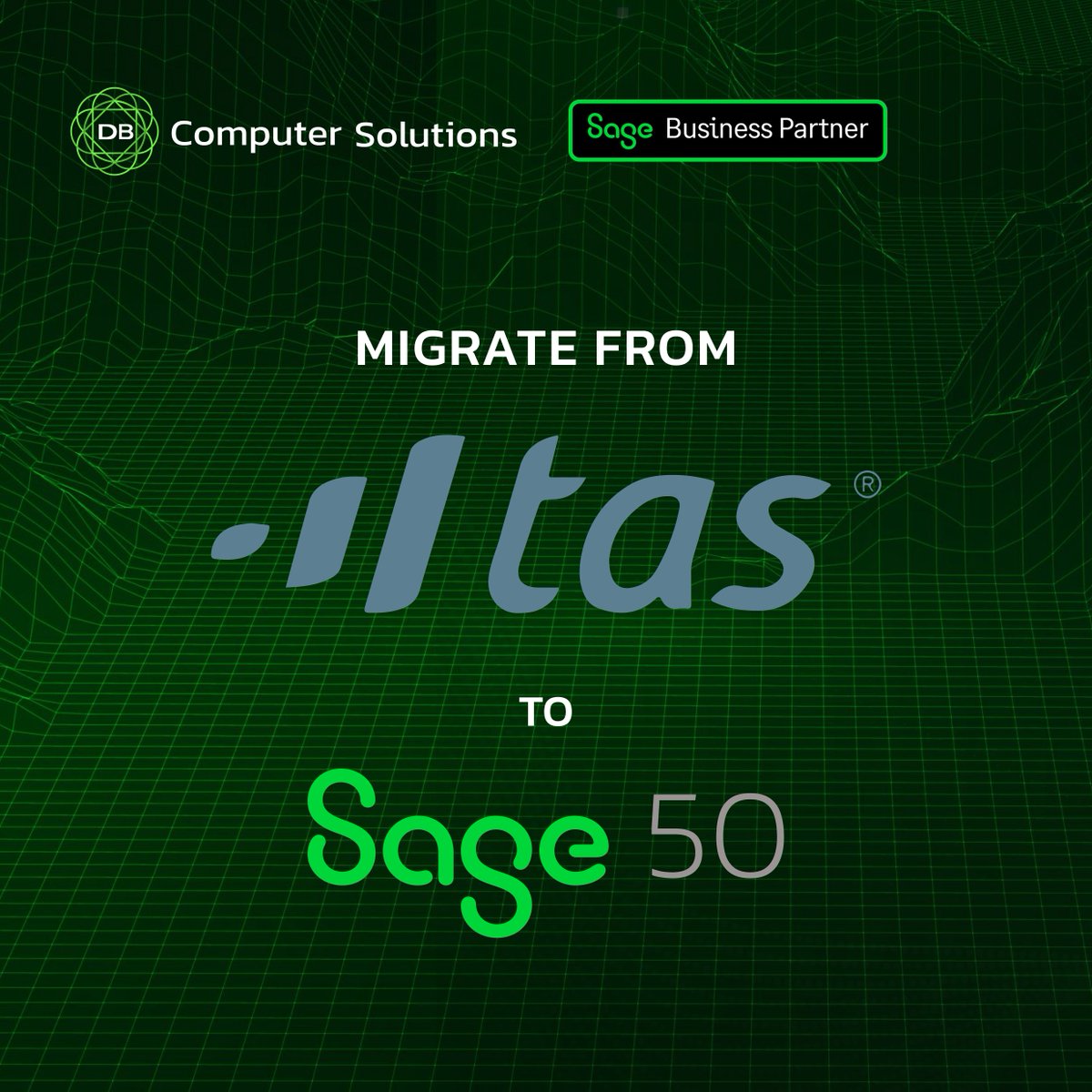 DB_Comp's tweet image. Attention TASBooks Users!
Is your business still reliant on TASBooks? With Sage ending support in August 2024, the imminent risk of data access issues is becoming increasingly urgent.
Future-proof your business with Sage 50.
#DBComputerSolutions #TASBooks #Sage50 #UpgradeNow