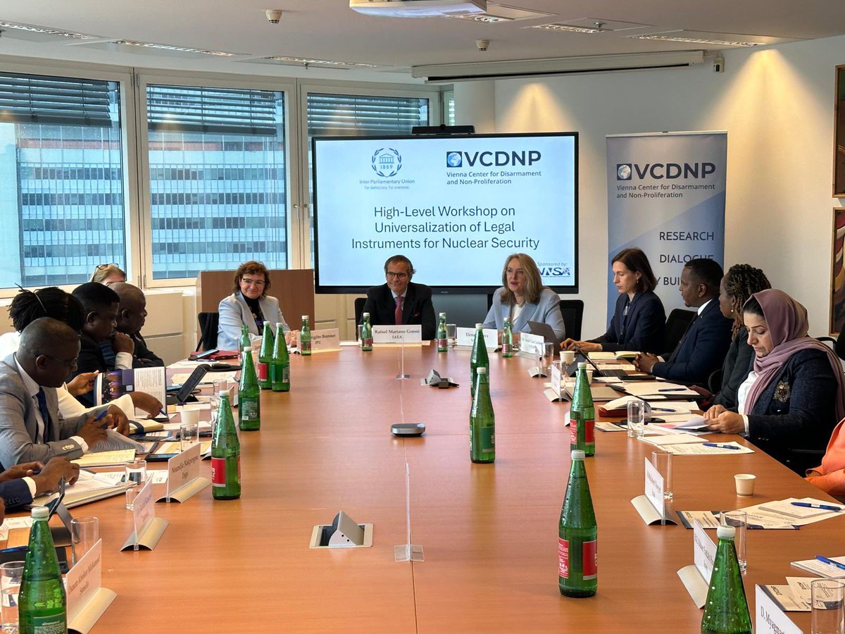 Nuclear security is key to harnessing full potential of nuclear applications in critical areas like electricity production, health, food security. Delighted to meet @IPUparliament members at @VCDNP & explore how enhanced security can facilitate more effective use of nuclear tech.