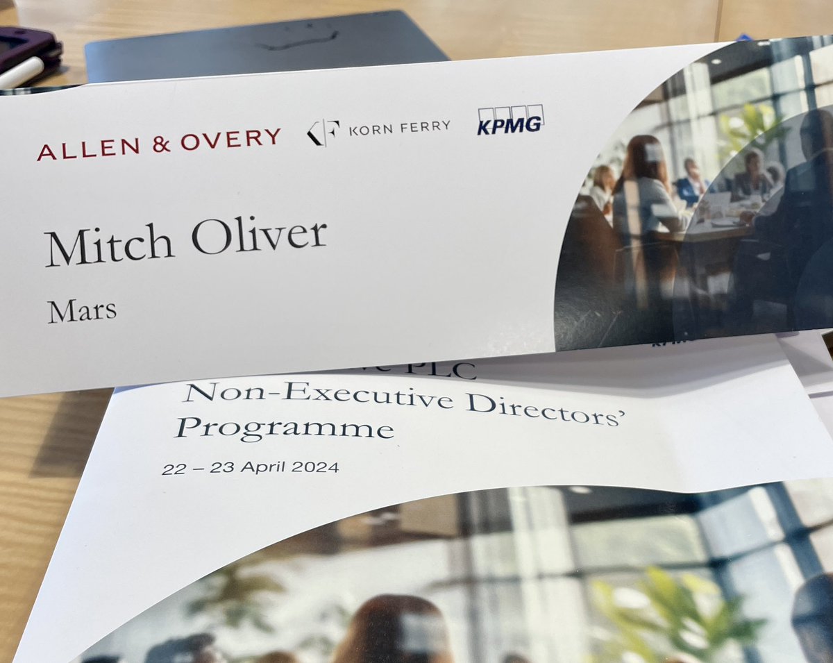 Every day is a school day #learning #tomorrowstartstoday @Korn_Ferry @KPMG @AllenOvery