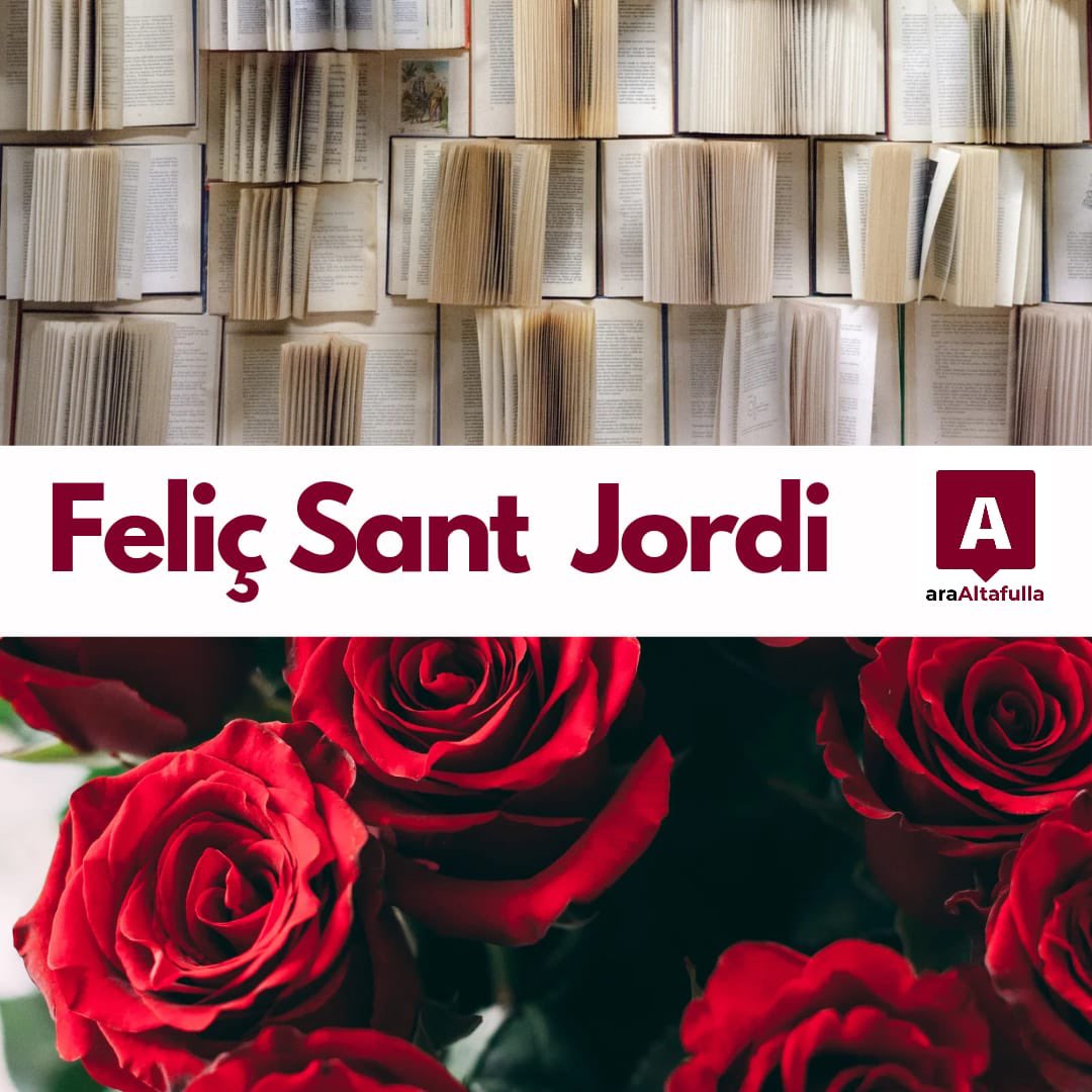 Bona diada de Sant Jordi! #altafulla #municipalisme