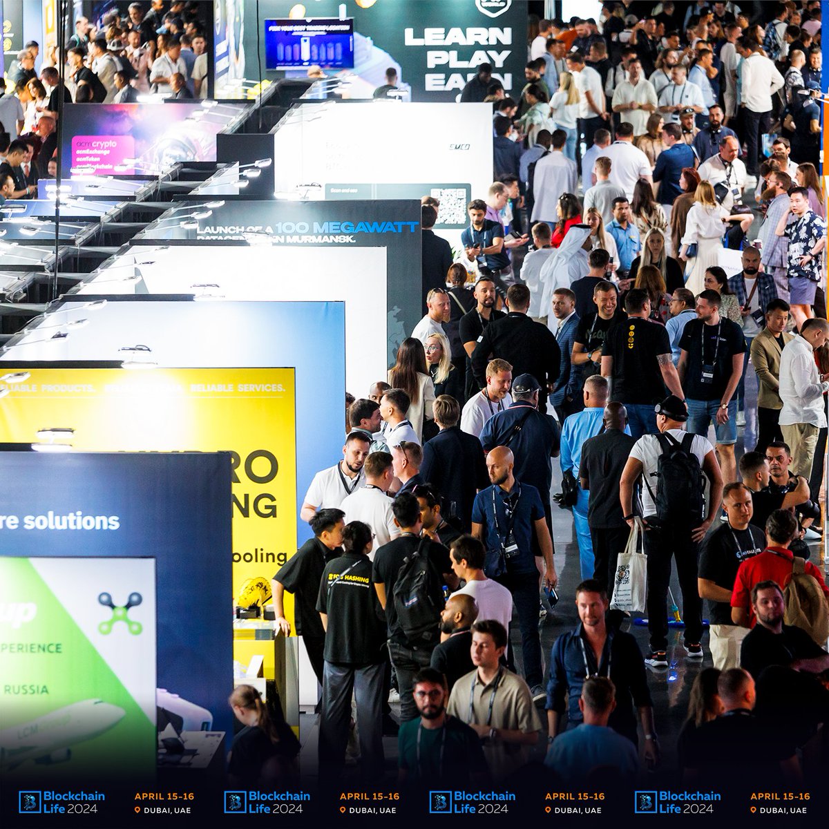 🔥Despite #Dubai's unprecedented storm, @BlLife_Forum thundered on with 10,162 attendees, 160+ speakers, and 133 booths showcasing the latest in #crypto innovation! ✨Get ready for more on Oct 22-23! Presale tickets: 8t6.me/vmswgU #BlockchainLife2024