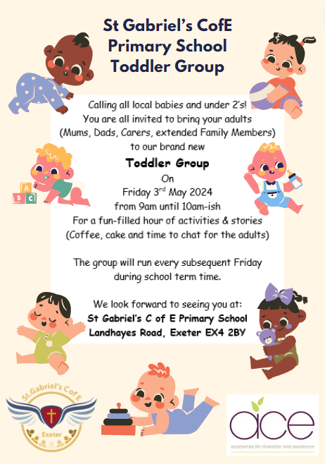 We are excited to invite you to our new toddler group, we can't wait to meet you! Please share this news with your friends and families with young children. #toddlergroup #redhillsexeter #stthomasexeter #exwick #exwickexeter