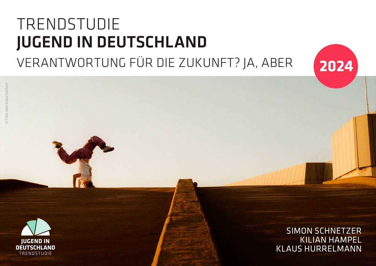 Wohnungsnot, Inflation und Angst vor Altersarmut - die Generation der 14- 29-Jährigen treibt aktuell viele Sorgen um. In der 7. Trendstudie Jugend in Deutschland beleuchten @jugendforscher, Prof. @KlausHurrelmann und @kilianham den Ist-Zustand: bit.ly/4aNLkMw