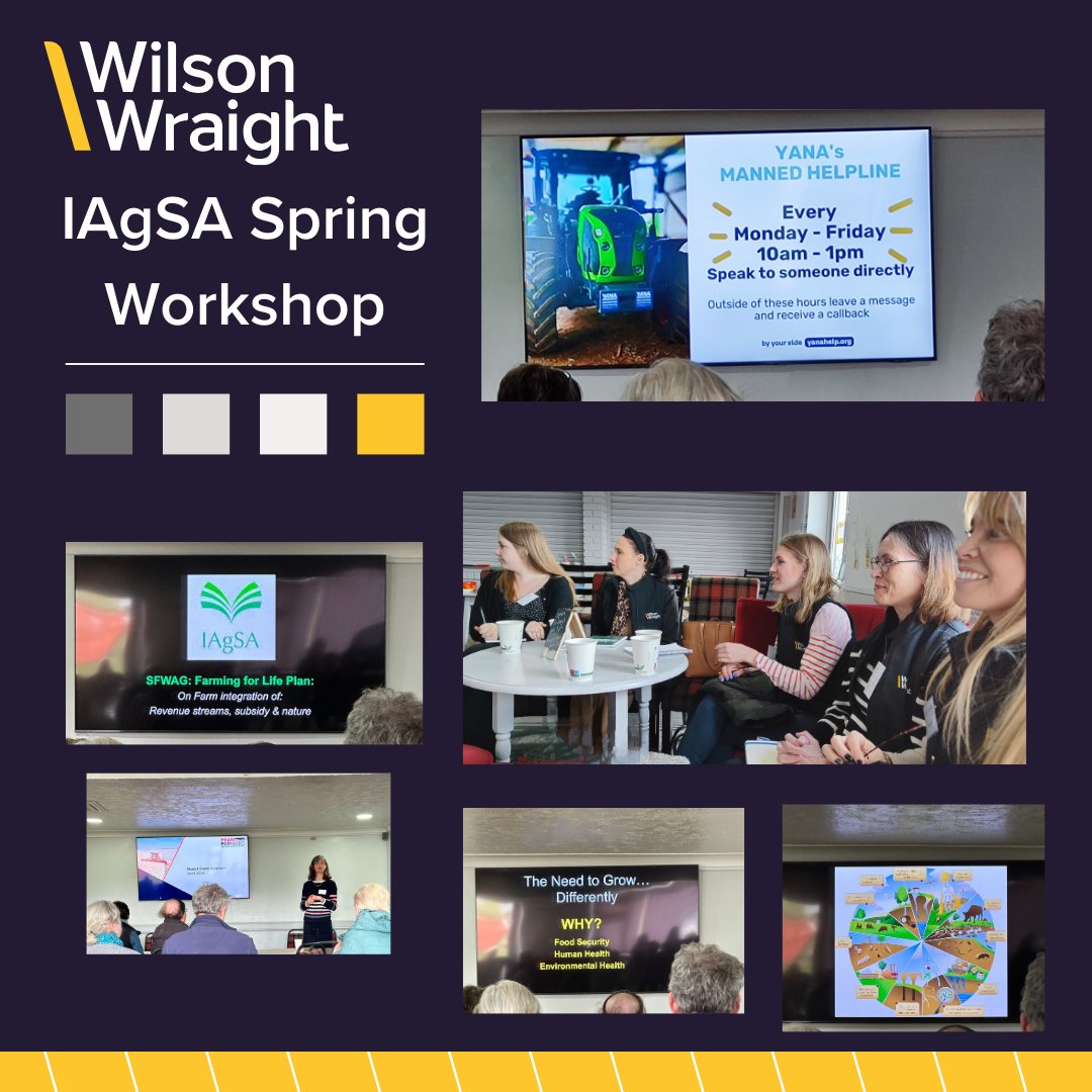 Last week our Analyst/Bookkeeping team and Finance Manager attended the @IAgSA Spring workshop in Framlingham. #wilsonwraight #networking #bookkeeping #finance #knowledge #knowledgesharing #agriculture