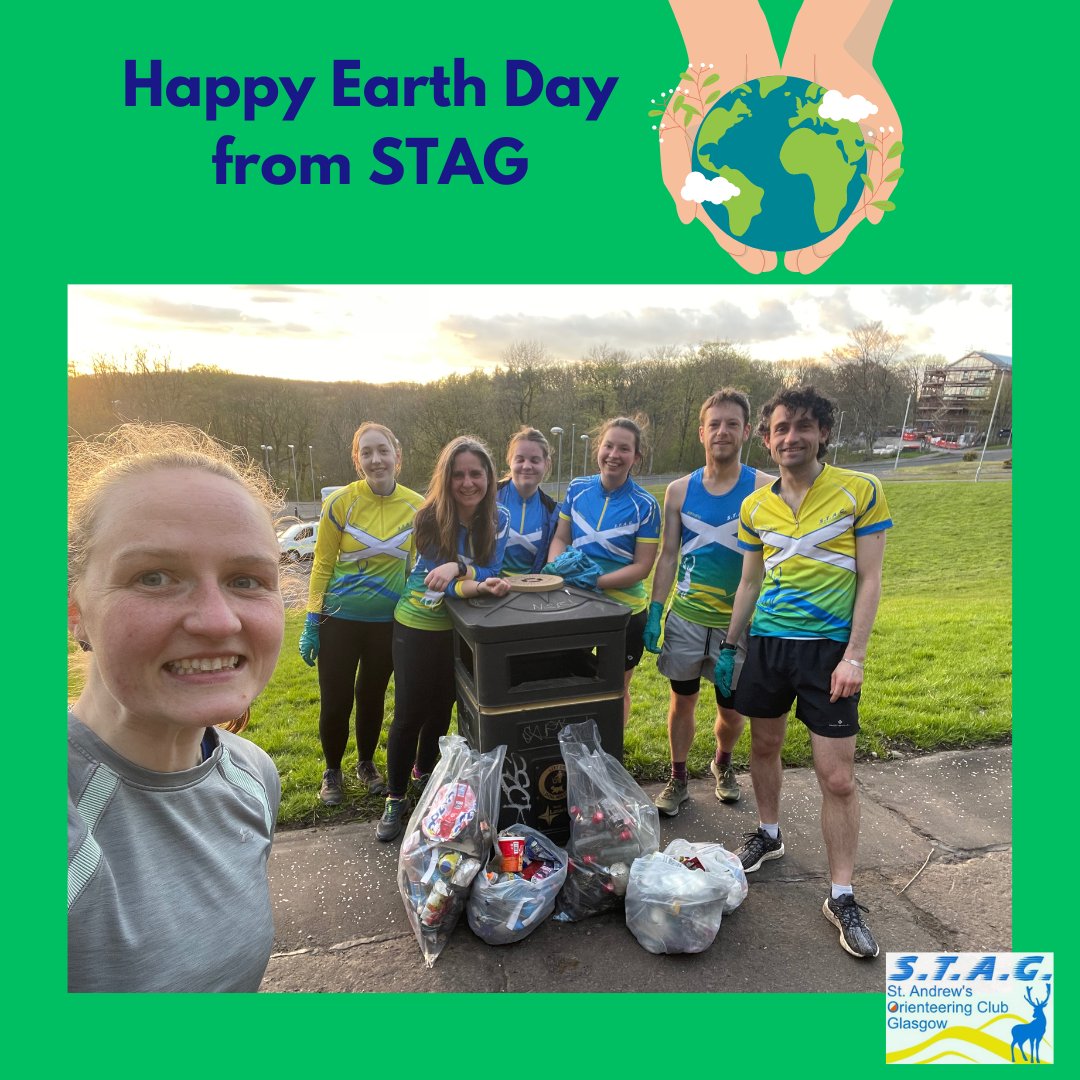 Happy Earth Day from STAG, after sprint training round Cumbernauld the sprinters picked several bags of litter from the area.

Alison also led an informative chat on plastics with the group #EarthDay
