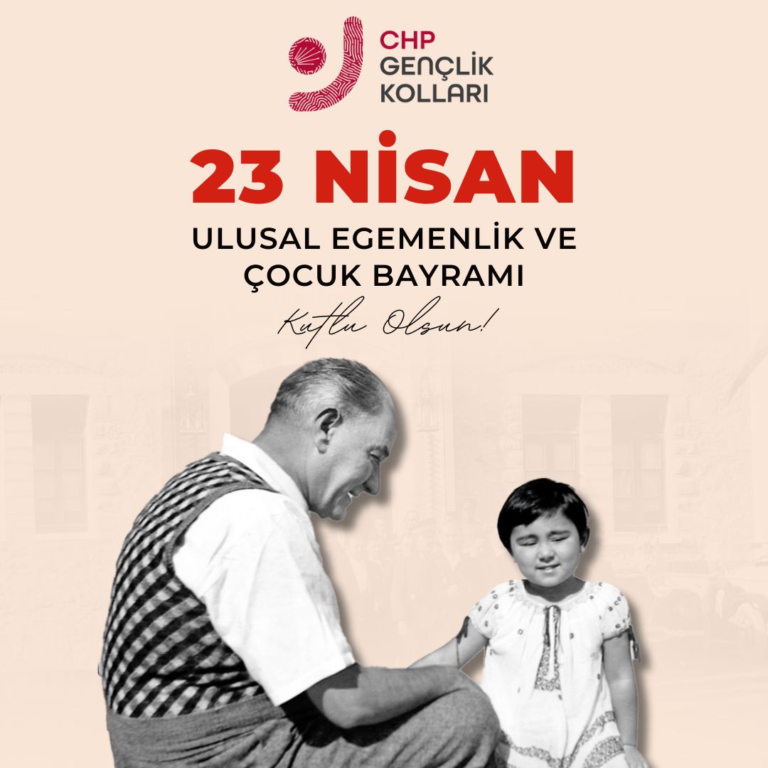 Çocukların gerçekten mutlu olduğu bir Türkiye hedefi için mücadele etmeye devam ediyoruz. Ne ulusal egemenlikten, ne de çocuk gülüşlerinden vazgeçmeye niyetimiz yok. #23Nisan Ulusal Egemenlik ve Çocuk Bayramımız kutlu olsun! 🇹🇷