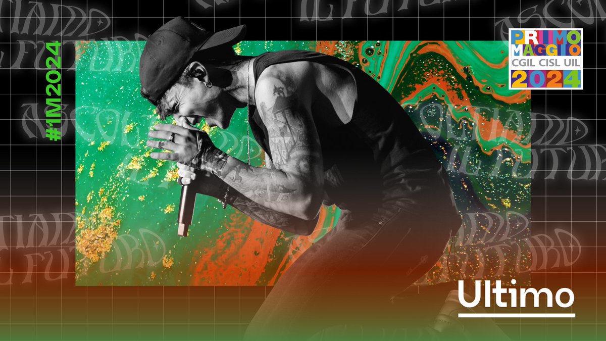 primomaggioroma's tweet image. In attesa di rivederlo live con il tour ULTIMO STADI 2024 – LA FAVOLA CONTINUA, che lo consacrerà per la quarta estate consecutiva come uno dei protagonisti indiscussi della musica live, con un bottino di 33 stadi a soli 28 anni, torna sul palco di #1M2024 @IlVeroUltimo