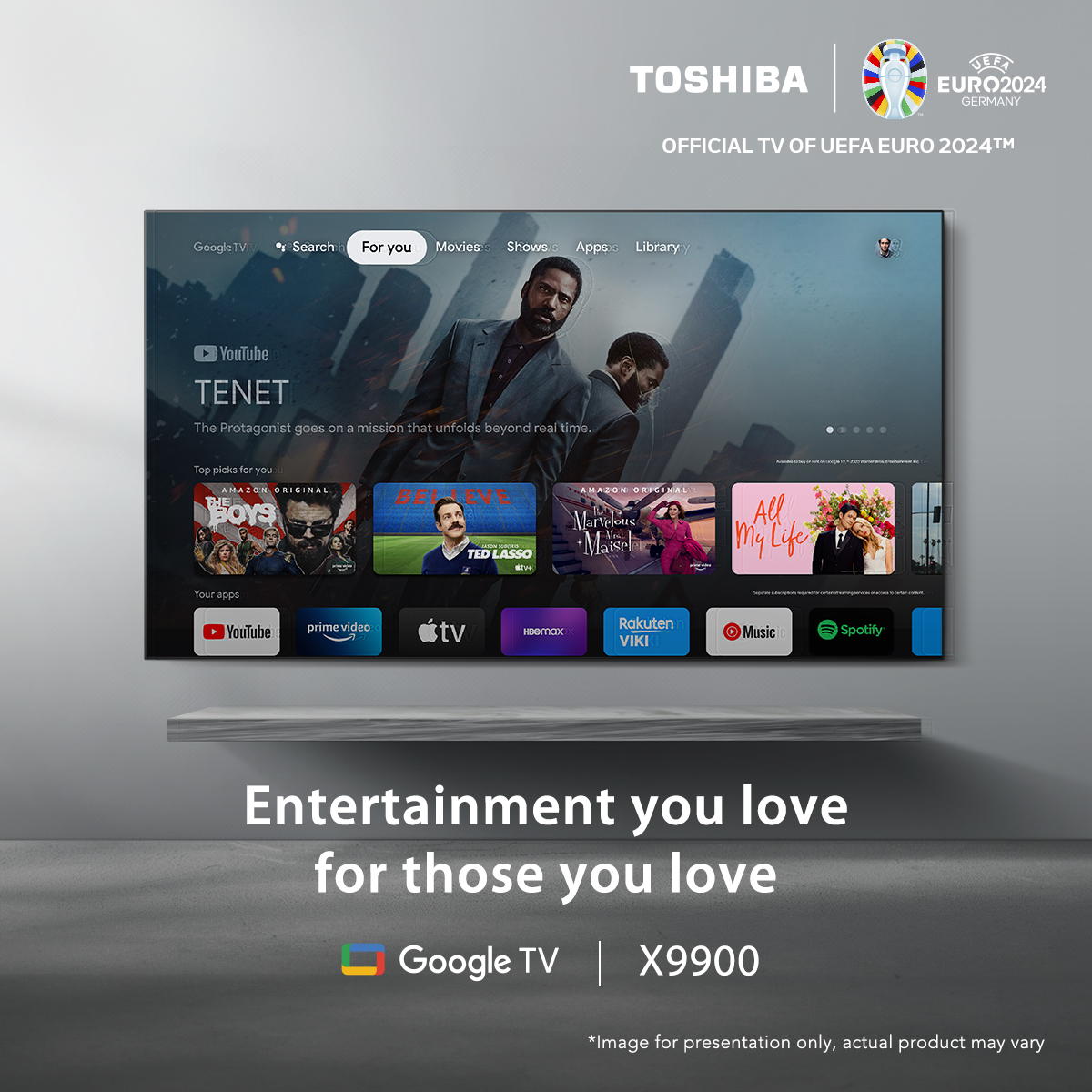Turn family nights from obligatory to extraordinary with Android #ToshibaTV. Dive into 400,000+ movies and shows, discover new favourites with voice search, and relive the nostalgia with Chromecast built-in. With content this good, quality time becomes the easy part.