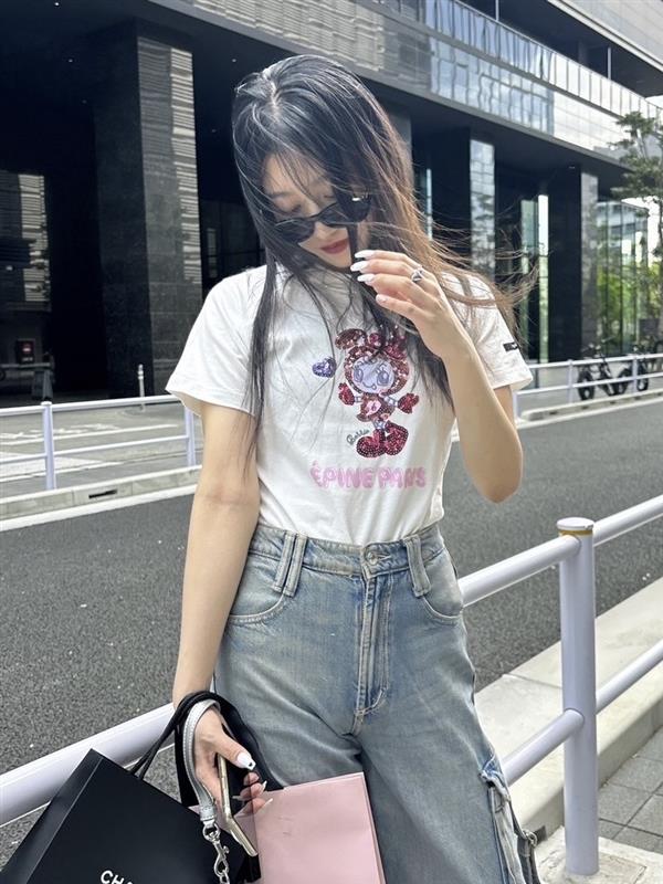 épine × Mezzo Piano スパンコールTシャツ