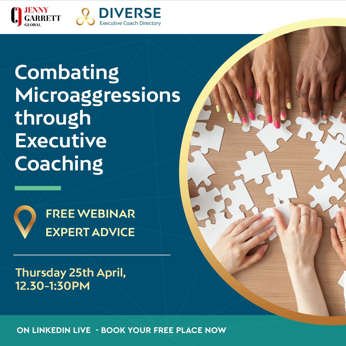 Join our #LinkedInLive on Thursday at 12.30pm to hear a panel of #Executive Coaches deliver expert advice on how to deal with #microaggressions: bit.ly/4cy2DCM