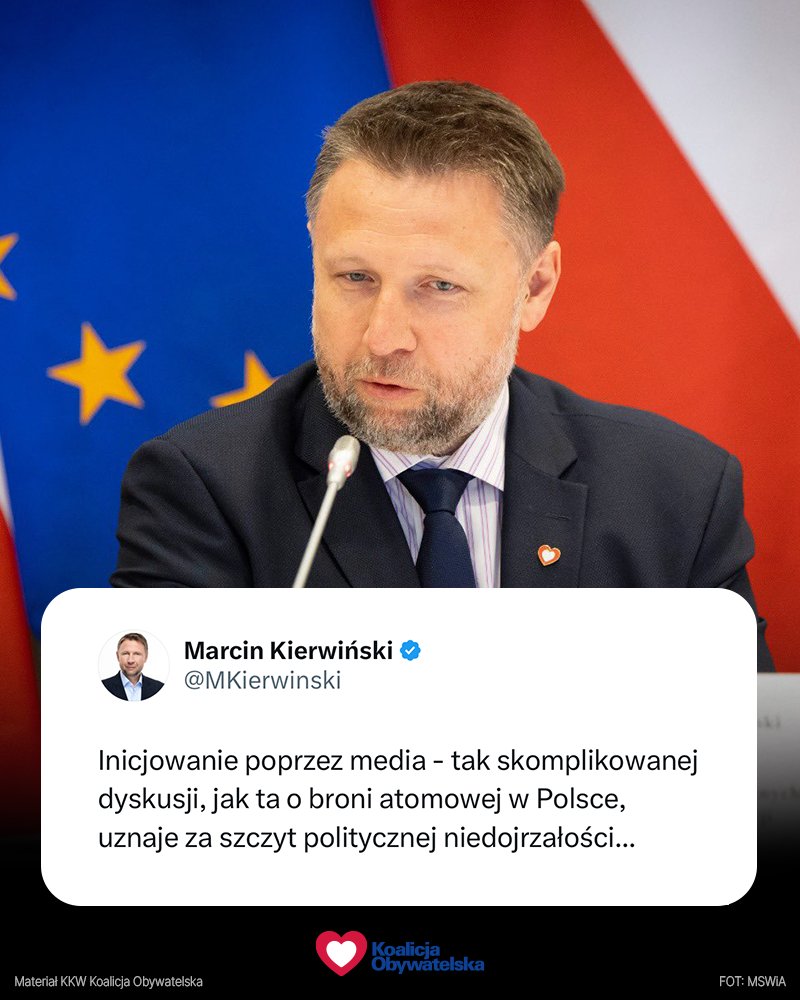 💬 Minister <a href="/MKierwinski/">Marcin Kierwiński</a> 👇
