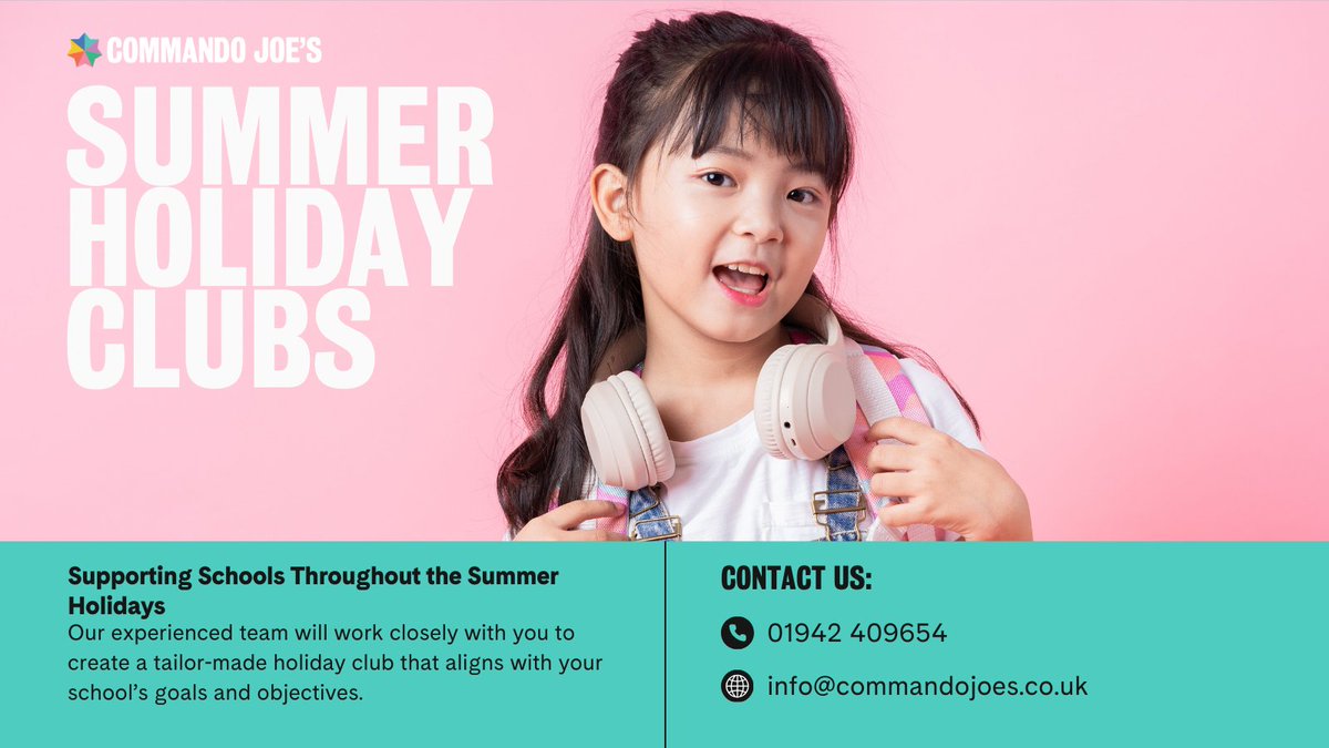 Dive into summer with Commando Joe's Holiday Clubs! 🌟 Our customised programmes, led by professional instructors, are tailored to your school's needs. From teamwork to resilience, we've got it covered! Don't miss out, book now: bit.ly/3Vy5FRf  

#Teamwork #FunLearning