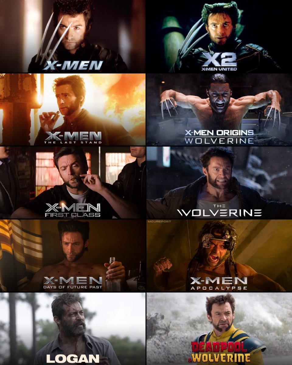 The fact that Hugh Jackman has been Wolverine for 24 years is simply unbelievable!