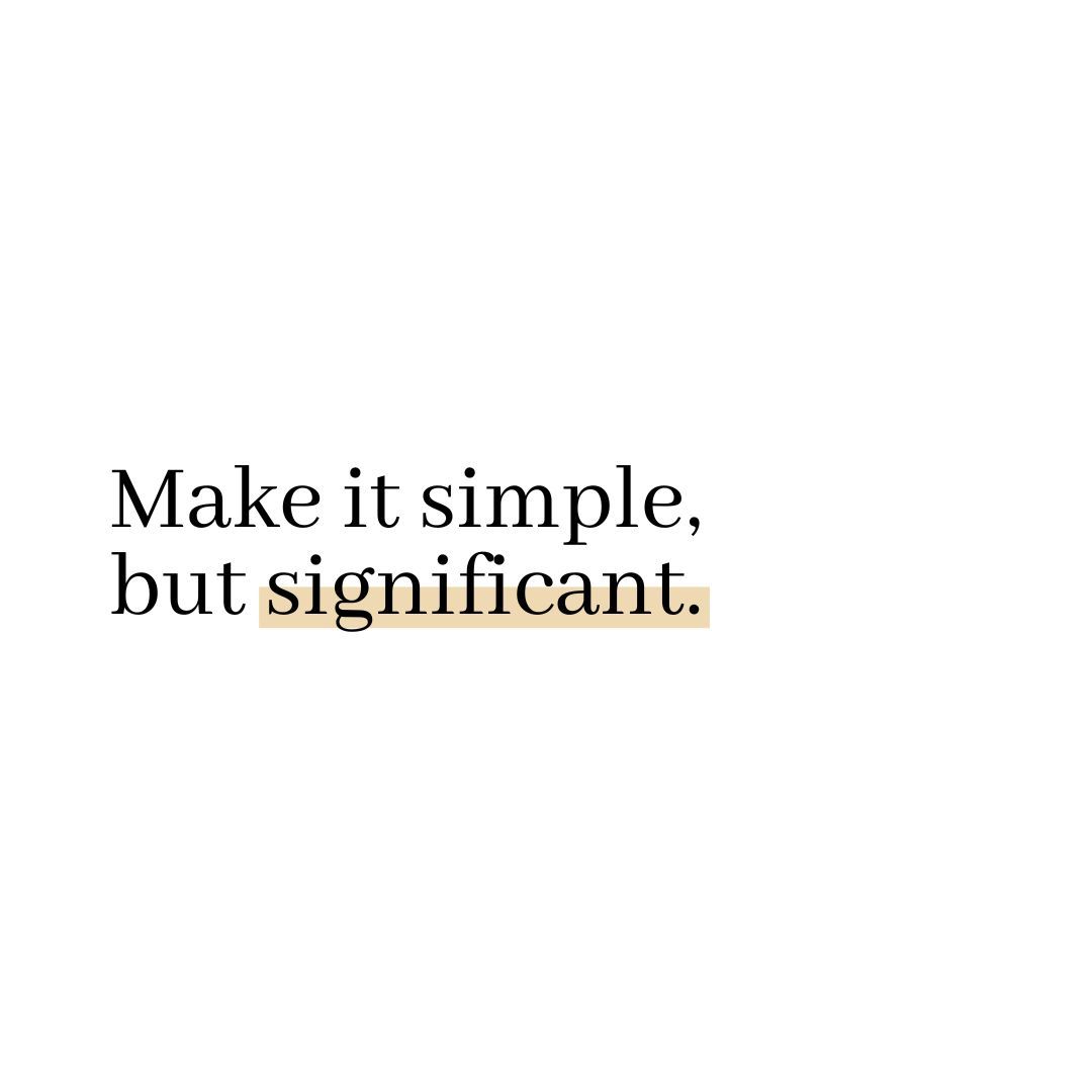 Make it simple, but significant.

#motivationalquotes #achieveyourgoals #liveonpurpose #youarecapable