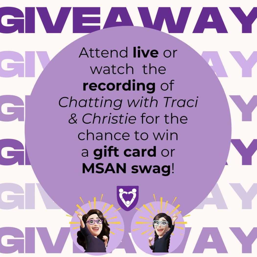 Join us TODAY at 7am CST for Chatting with Traci & Christie in the HUB! Plus, you could WIN a gift card or some awesome MSAN swag! → militaryspouseadvocacynetwork.org/mentorship-hub #MilitaryLife #Military #MSANHUB #MilitarySpouse