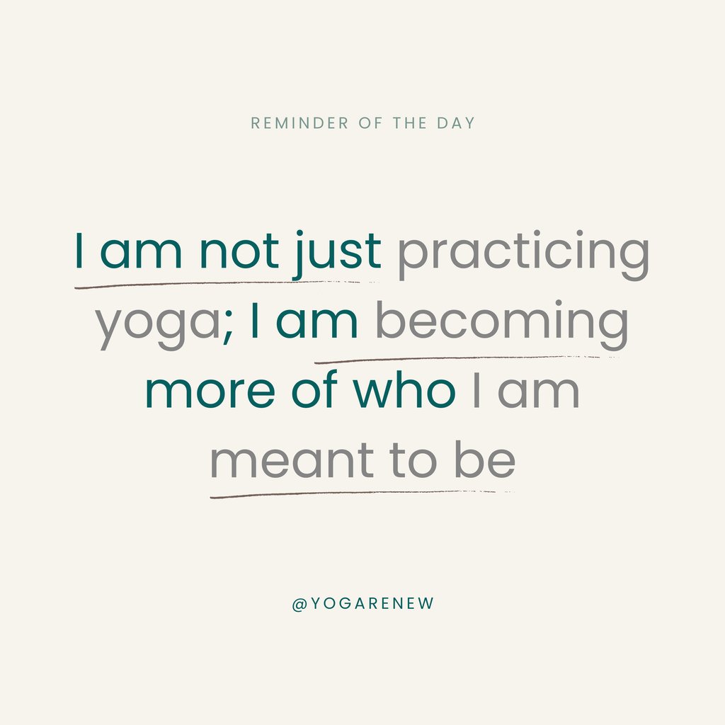 We all unlock a little piece of ourselves when we step onto our mat. 💫 Each pose will show you something new, if you let it. 🤍

#yogarenew #yogarenewteachertraining #asana #yogateacher #practicenotperfection #yogadaily #yogaeverydamnday #yogaeveryday l8r.it/g0Cu