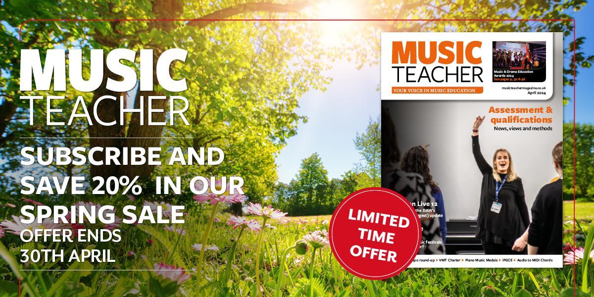 Time is running out to save 20% on your subscription. Take your practice to the next level, advance your career, and achieve positive outcomes for your students. Subscribe now magsubscriptions.com/mut24