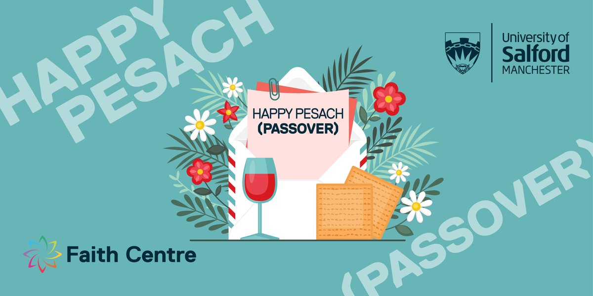 Happy Pesach (Passover) to all students and staff celebrating. Pesach is an eight day festival. It is traditional for Jewish families to gather at the start of this week-long Spring Festival at a special dinner called a Seder. More about the Faith Centre: ow.ly/ZKcs50NyMbm