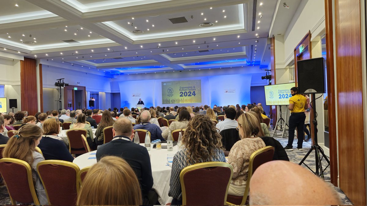 A great start to the annual #CIEHF conference #EHF24 as our very own Prof of Human Factors &amp; new President of The Chartered Institute of Ergonomics and Human Factors Mark Young <a href="/doctoryoung/">Mark Young</a> receives the presidential medal &amp; delivers the opening address to a packed room <a href="/uos_trg/">Transportation Research Group</a>