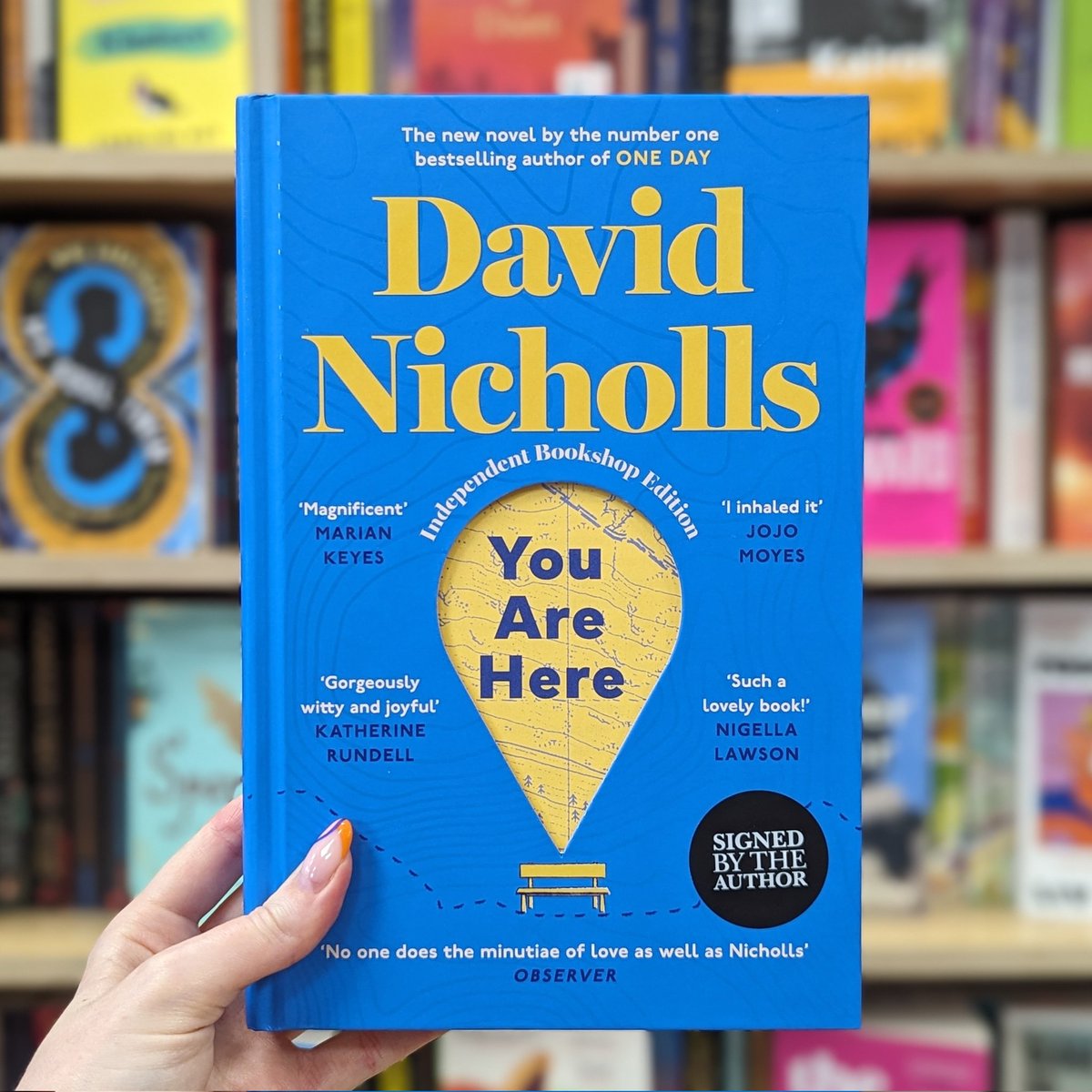 Happy publication day @DavidNWriter ! We love 'You Are Here' and can't wait for our event on Thursday 😍 Unfortunately the event is sold out but we do have signed copies: griffinbooksonline.co.uk/products/97814…