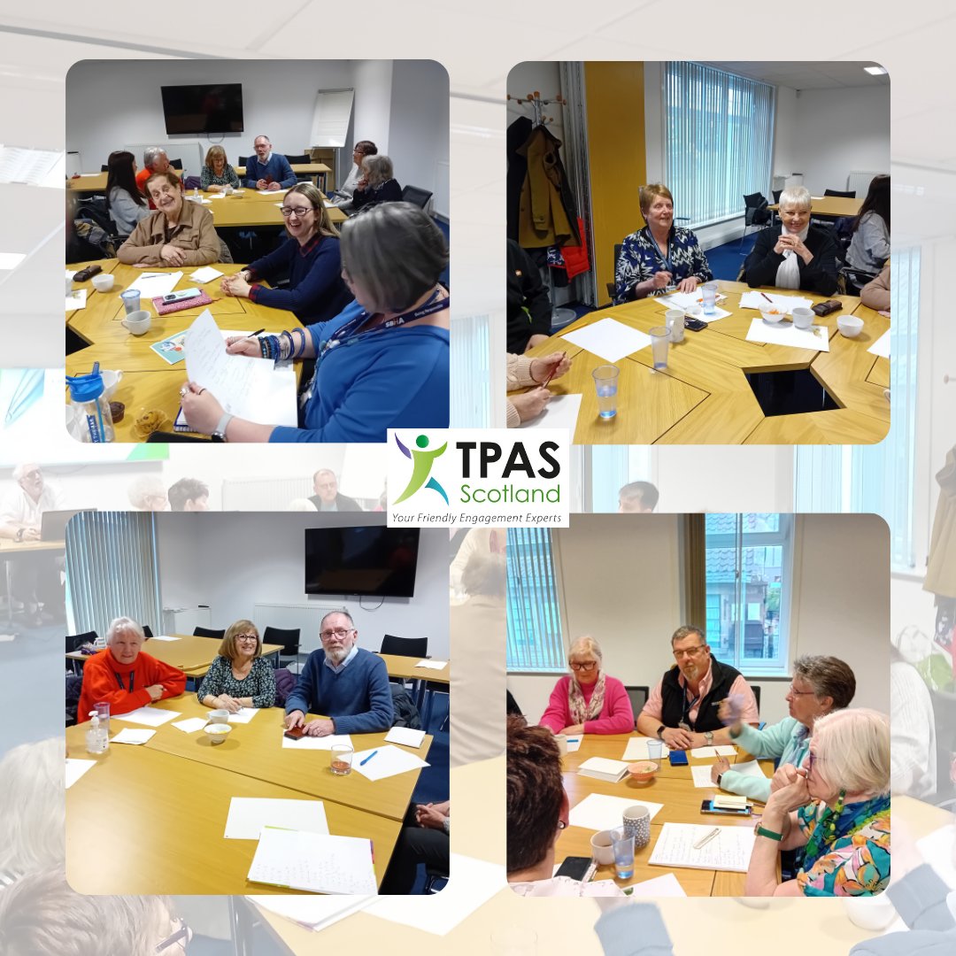 We had a great scrutiny network day in Bathgate with @Link_Group_Ltd 'It's clear scrutiny has significant implications and successes. We at TPAS Scotland are here for you to explore how scrutiny can deliver.' Said TPAS's Tony Kelly. Look out for more Scrutiny Network days.