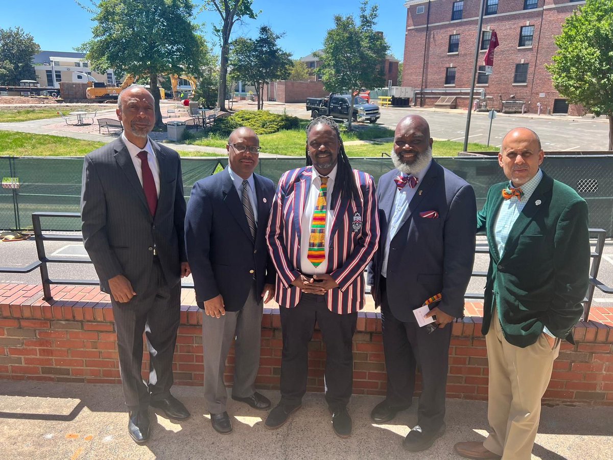#NCCUInternationalAffairs | Recently, NCCU hosted Professor Neo Lekgotla laga Ramoupi, Ph.D., a visiting scholar from South Africa. The History Department invited Dr. Ramoupi, an HBCU graduate, to discuss his research and his writings on the former Nelson Mandela. | #EaglePromise
