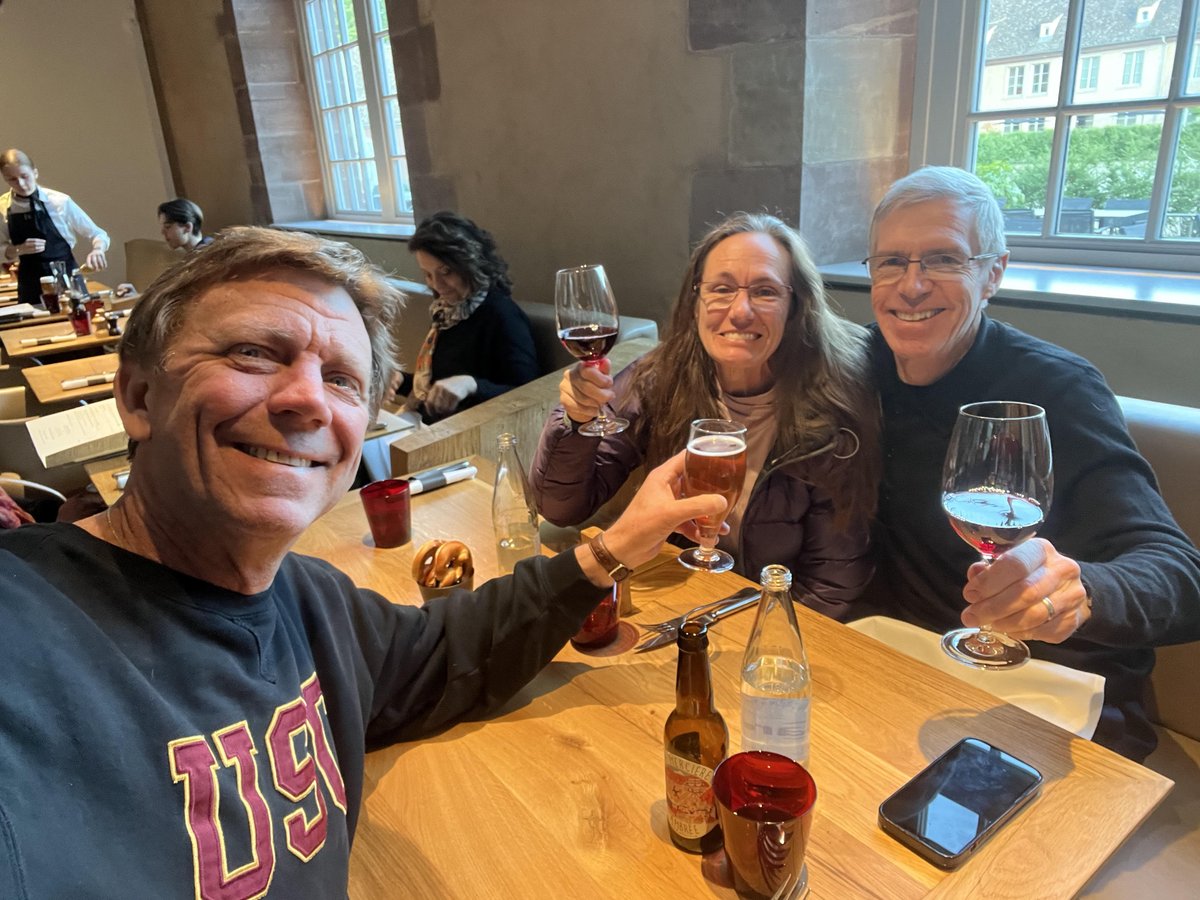 Dr. John Lipham, Kate Freeman and Dr. Reginald Bell gearing up for OESO in Strasbourg!