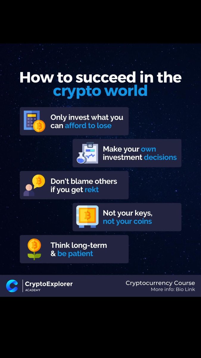 5 Ways To Succeed In The Crypto World! Follow For More Tips And Strategies!