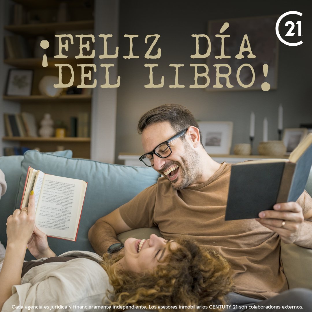 C21Espana's tweet photo. ¡En el Día del Libro, celebramos las historias que creamos en nuestro hogar! En la Marca CENTURY 21, te ayudamos a encontrar el escenario perfecto para tu próxima aventura 📚

#DiaDelLibro #CENTURY21España #YoSoyCENTURY21 #FamiliaCENTURY21 #EnElCorazónDelBarrio https://t.co/nqM1uoEA2X