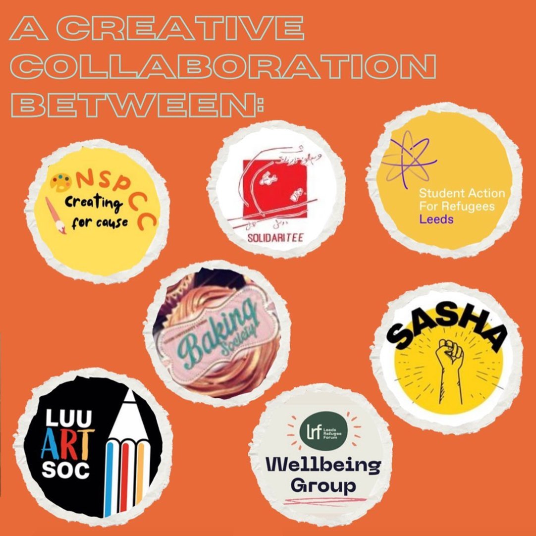 Repost: Charity Art Festival! 🎨💿🎤🧁 📍@leftbankleeds 🗓 Saturday 11th May ⏰ 11am-4pm 🎟 £2 entry with all proceeds donated to @nspcc_leeds & @solidariteeleeds (please talk to us at the door if this is inaccessible to you)