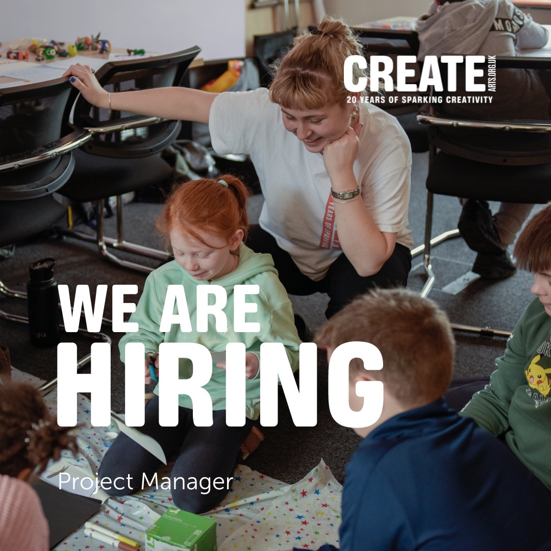 We're expanding the team!  We are looking for an energetic, people-centred individuals with significant levels of experience of managing creative arts projects in education and community settings. Apply now - createarts.org.uk/vacancy-projec…