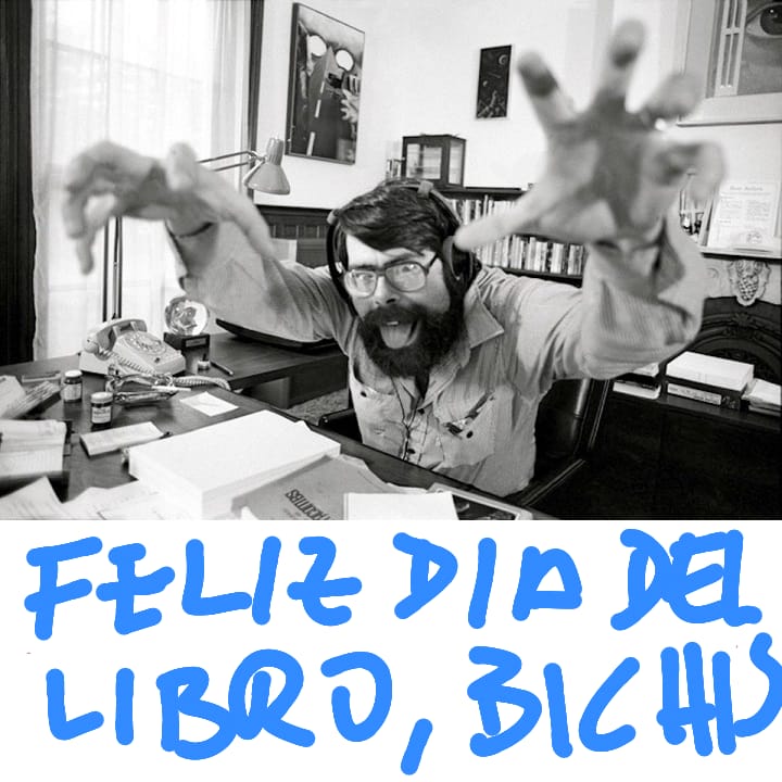 Nos ha llegado una postal en exclusiva de Stephen King para celebrar el día del libro. Recordad disfrutar mucho de los libros que os gustan!!! 

#argoslibreria #argosrecomienda #diadellibro #díadellibro  #díadellibro2024 #diadellibro2024