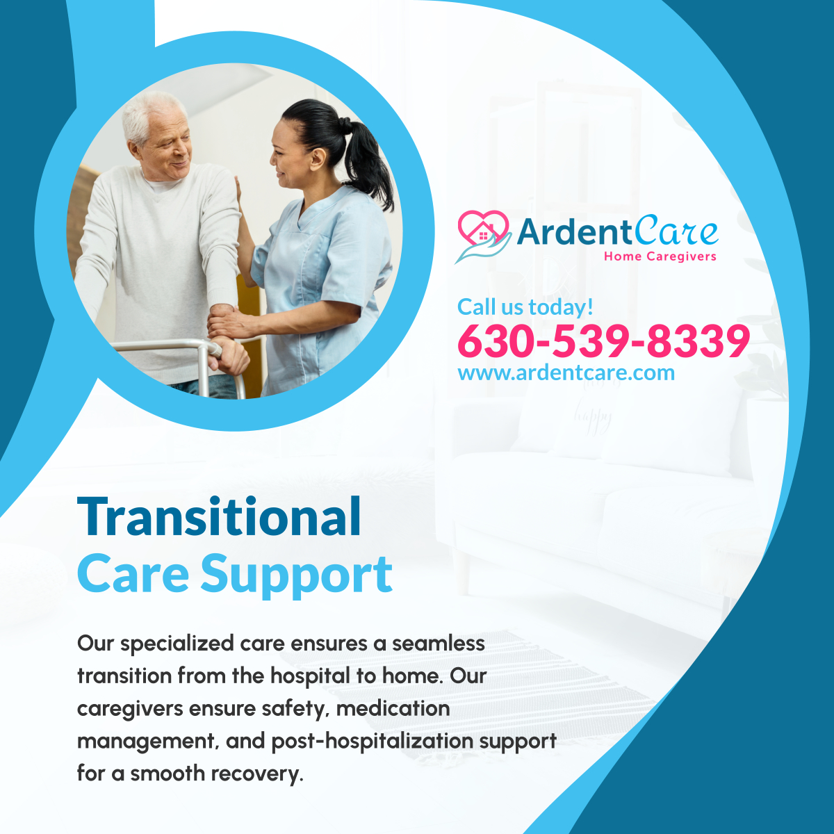 Experience a smooth transition from hospital to home with our expert caregivers. Contact us for compassionate support! 

#BloomingdaleIL #HomeCare #TransitionalCare