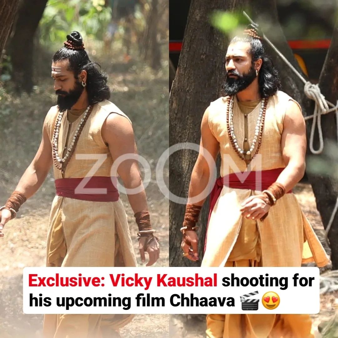 Zoom exclusive: Bollywood ⭐ @vickykaushal09 seen shooting in a new look for his upcoming project titled Chhaava 😍🎬 Are you all excited? 📸: Raju Shelar . . #zoomtv #exclusive #vicky #vickykaushal #vickykaushalfans #vickykaushalfc #chhaava