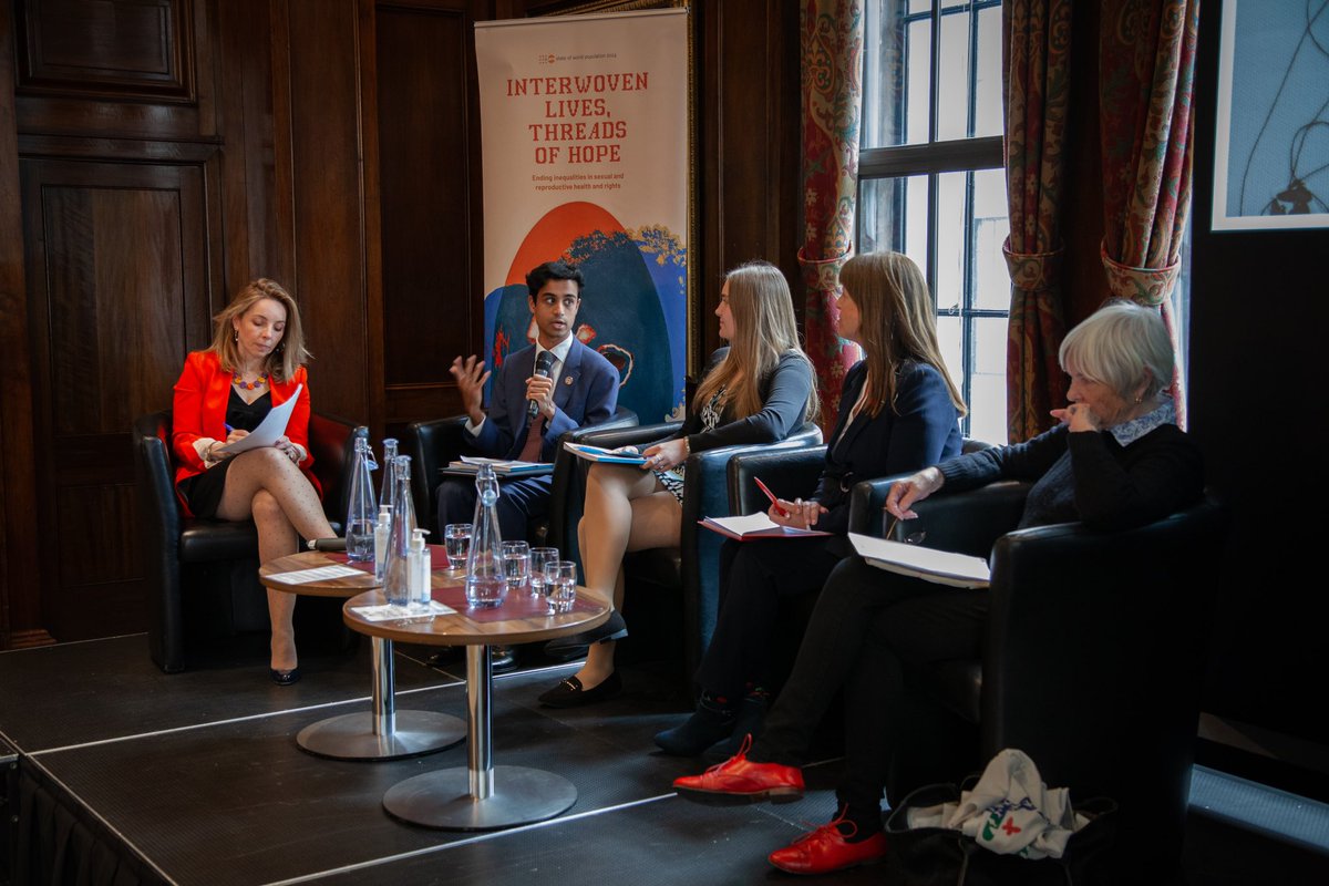 Thank you @monicapferro & all @UNFPALondon for convening this important conversation on #ThreadsOfHope. Unimpeded access to #SRHR is essential for women & girls, in all their diversity. An honour to speak alongside champions for rights & choices. 

#ICPD30 🇺🇳🇬🇧