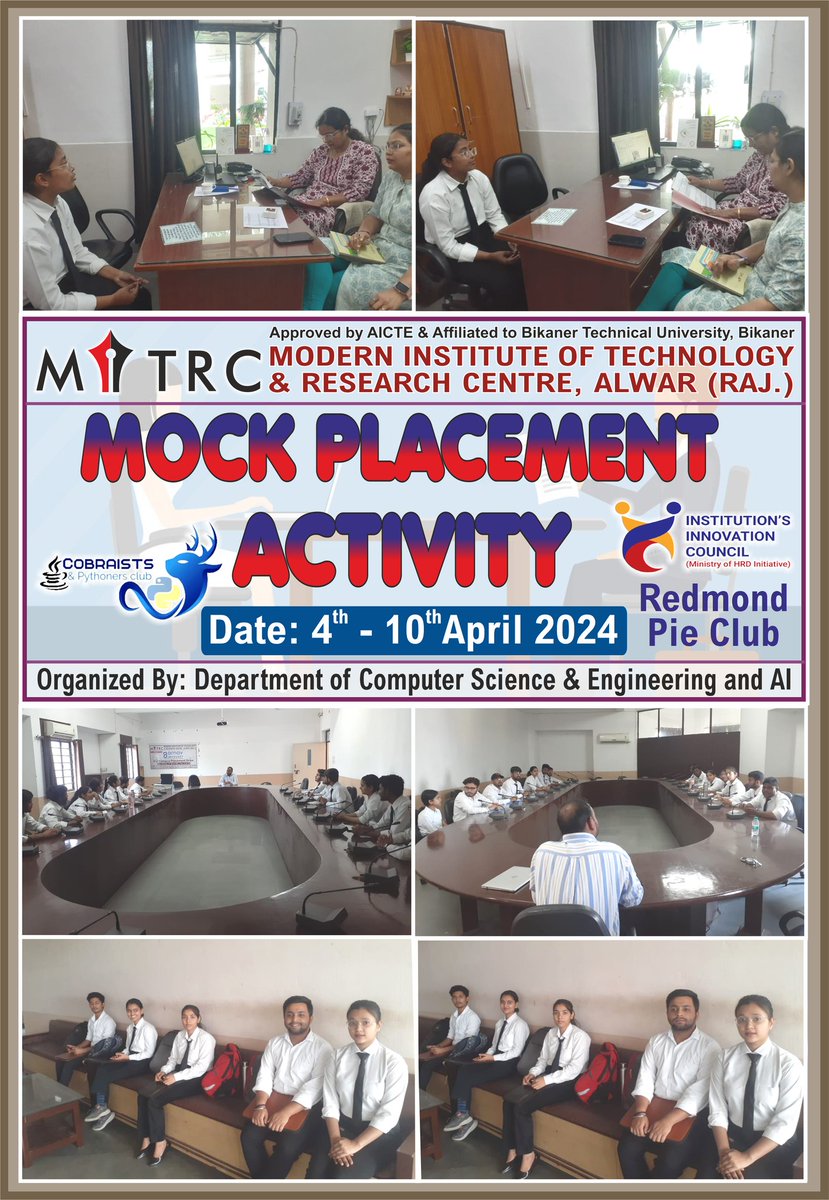 MITRC,Alwar tweet media
