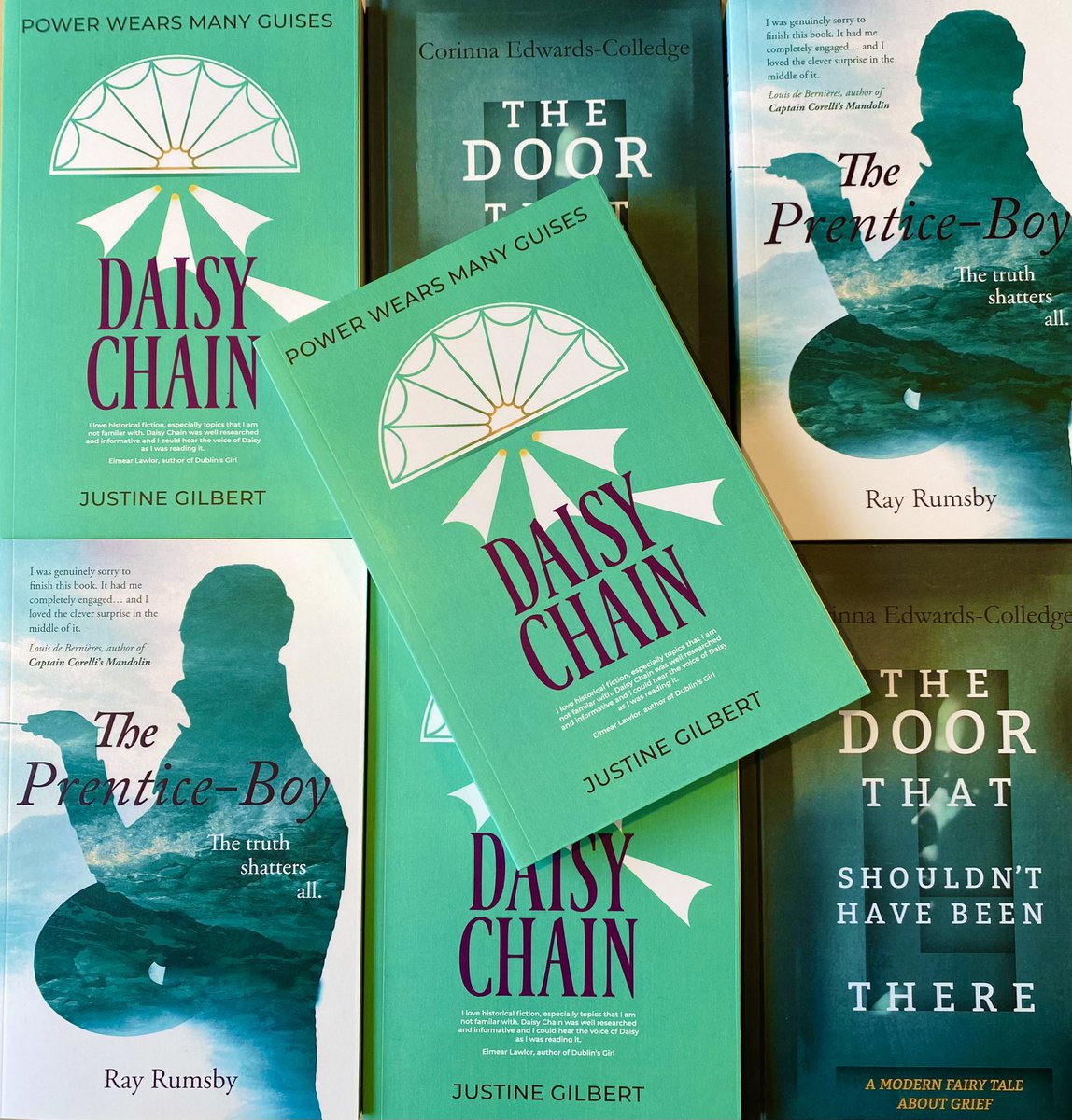 🚨A new 3-for-2 bundle has hit the Claret Press shop! 19th century prejudice and privilege collide in Prentice-Boy, a president takes his cousin as secret lover in Daisy Chain and a grieving husband pursues the ghost of his wife in The Door #BookTwitter payhip.com/b/LzW9l