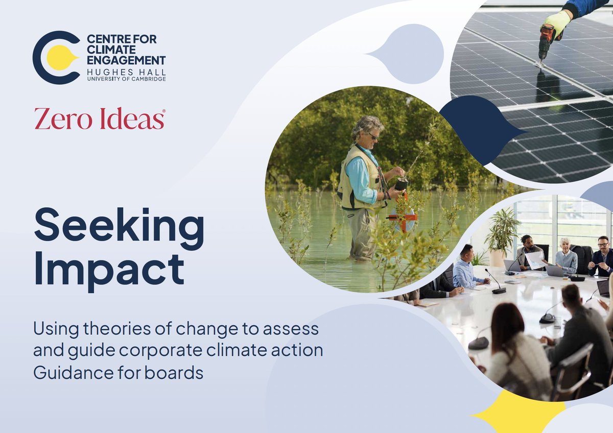How can boards ensure that #ClimateAction is meaningful &amp; not just a financial exercise? Read our leadership insight with Simon Glynn <a href="/_Zeroideas/">Zero Ideas</a> for in-depth analysis on navigating the uncertainties of #ClimateGovernance for impactful #NetZero practices:bit.ly/3WaQQEr