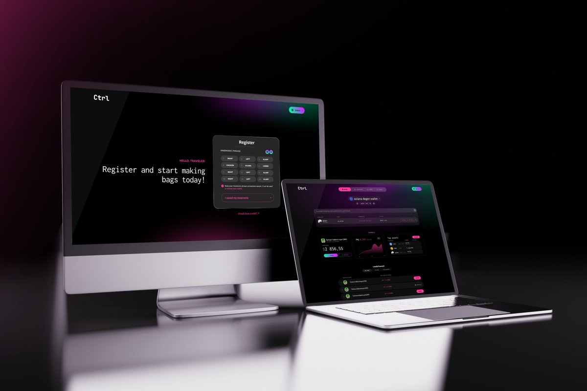 First look at the desktop version of the #DAPP! <3 $CTRL