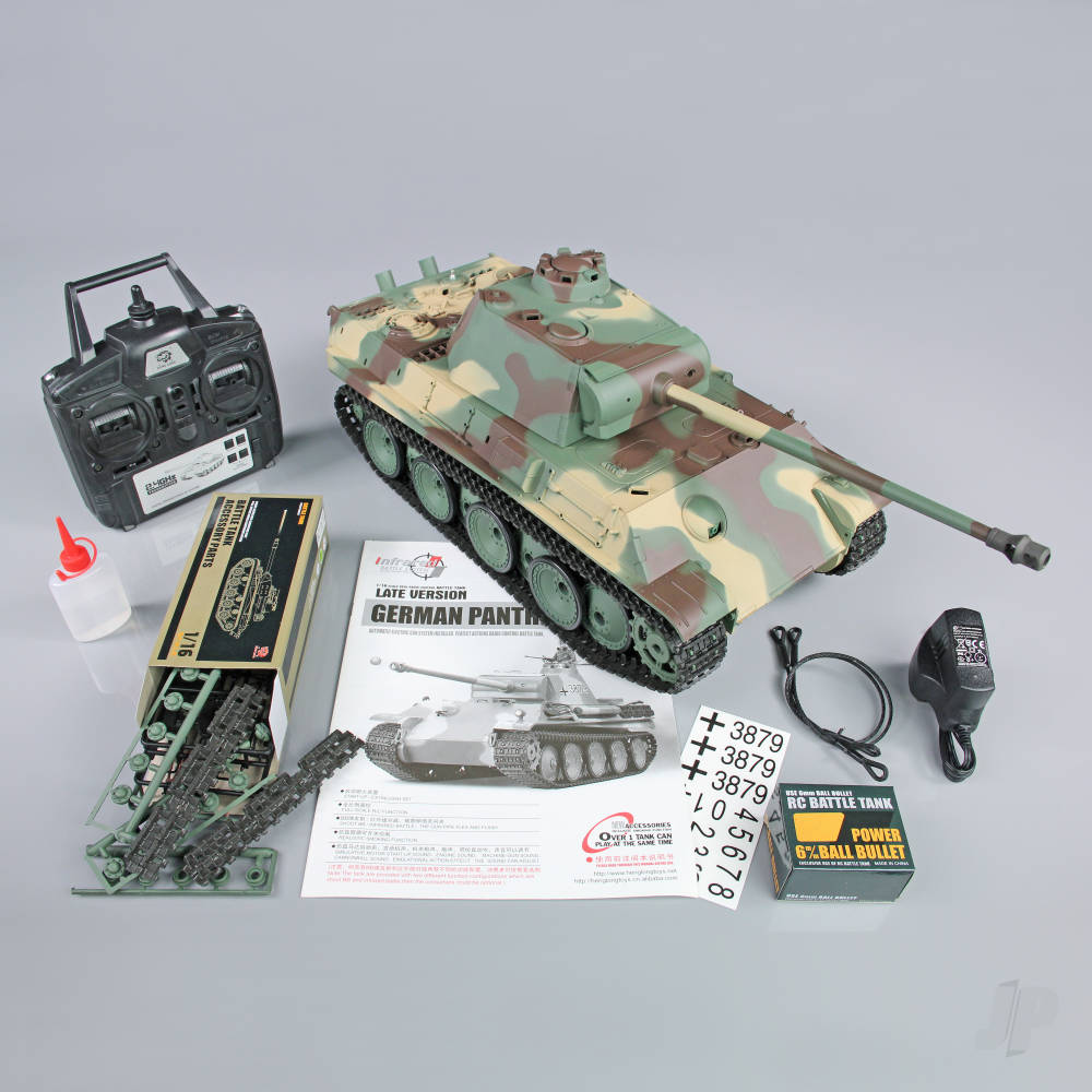 Introducing the fearsome 1:16 #GermanPanther Type G RC tank with Infrared Battle System! 🚀 Get ready to dominate the battlefield with this powerful and highly detailed model from #Henglong

#Tank #BattlefieldDominance #RCTank #Rochesterrc #kentrc #medwayrc