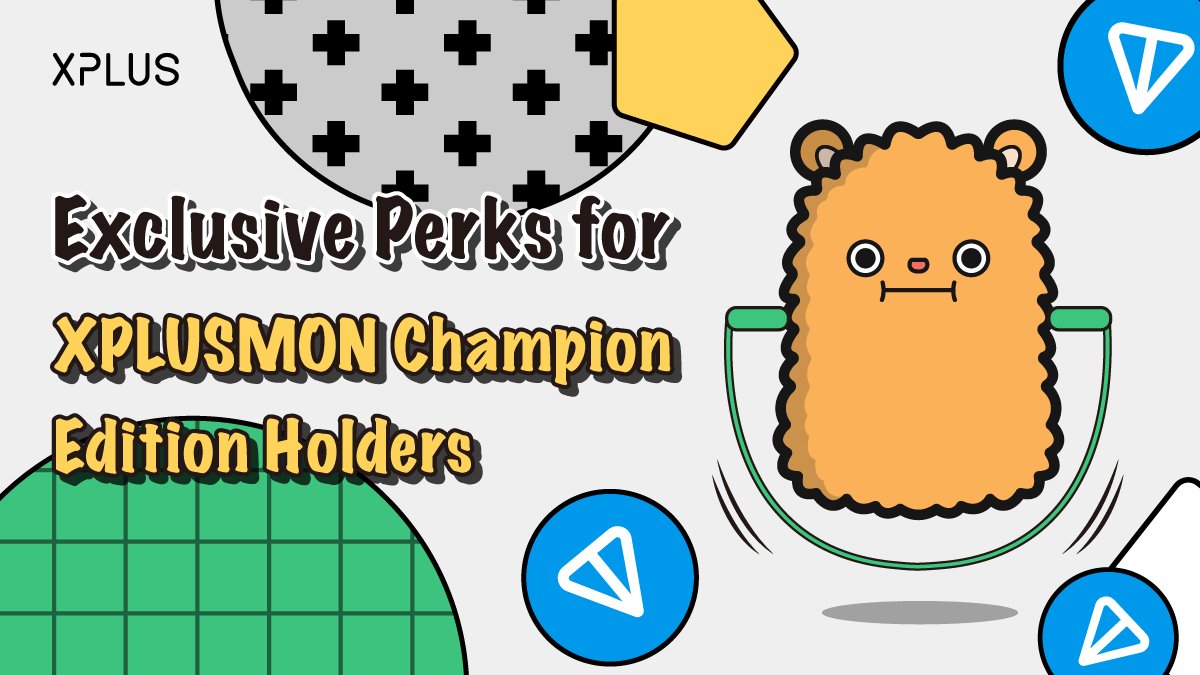 #XARMY
😆Are you ready for exclusive perks for #XPLUSMON Champion Edition?💎

🥳Make sure to HODL your #NFT 🖼️

💰35% is too high? NONONO Bigger things are COMING🎊