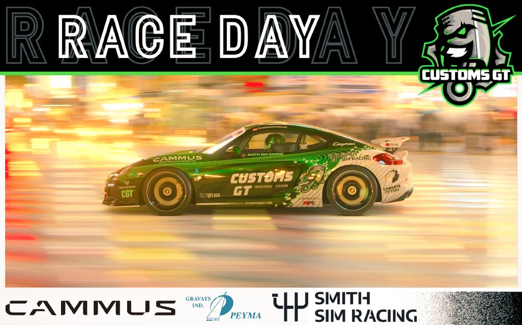 CustomsGT's tweet photo. #DiaDeCarrera
🏆3° Carrera del #StuttgartLegends de @RacingFest
🕹 GT7
🛣 Deep Forest
👤 @CGT_LligadasJR
🚘 Porche Cayman GT4
🖌 @Rikyracing2
⏰ 21:00
📺 https://t.co/SBAgpSJVaz
#GoCustomsGT https://t.co/1XNWPgTCdU