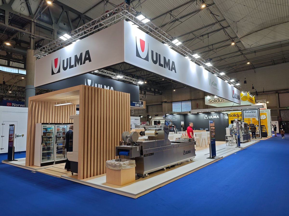 ulmapackaging's tweet photo. ¡Primer día en @SeafoodExpo_GL!
Os esperamos en el stand 3EE601 con lo último en #tecnología de #envasado.
#ULMAPackaging #Seafood2024 #Pescado #Marisco https://t.co/1jKNxZ4UlD