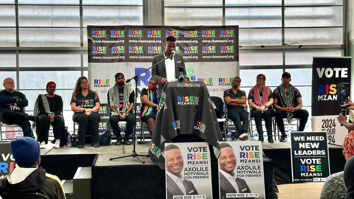 Rise_Mzansi's tweet photo. Today, RISE Mzansi's Western Cape Premier Candidate, @AxolileNotywala, launched the 'Bridge Western Cape Plan' to build a safe, prosperous, equal, and united Western Cape in one generation.

Western Cape residents need new leaders with a plan, and those leaders are found at RISE Mzansi. 

Click here to read more: https://t.co/5BtwQ8ytsy

#AxolileForWCPremier
#WeNeedNewLeaders