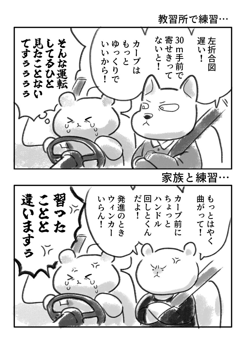 運転初心者の地獄 