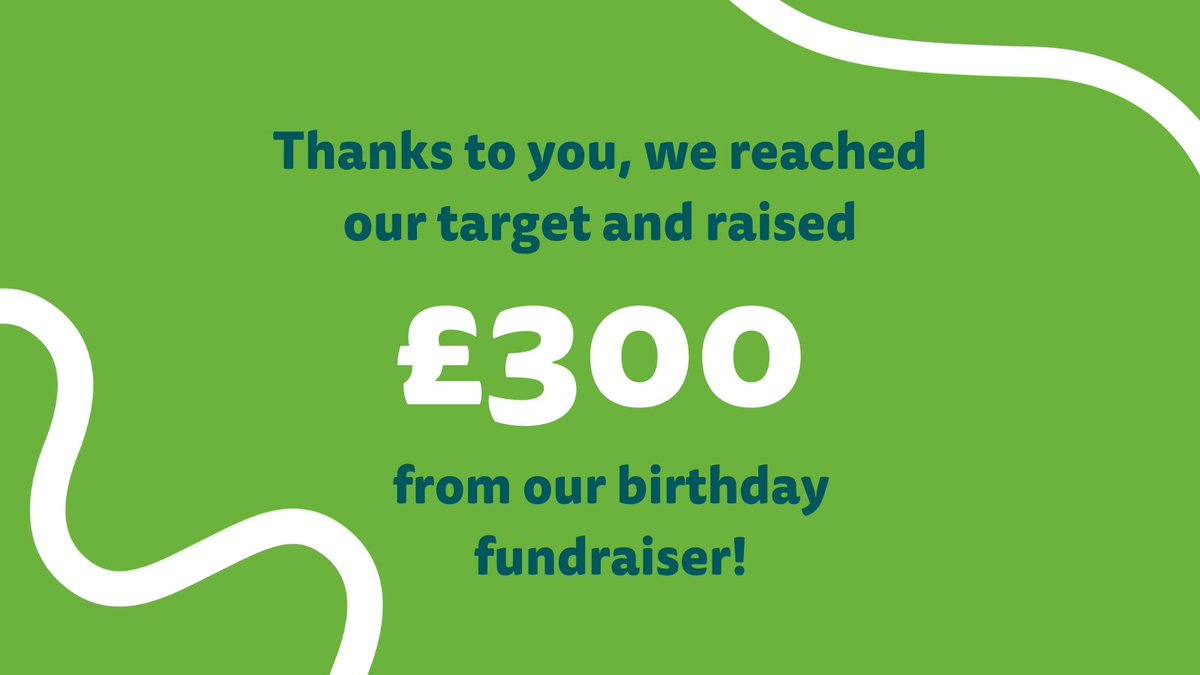 Thanks to YOU, we were able to reach our target and raise £300 from our birthday fundraiser! 100% of donations will go towards supporting your colleagues and friends in the profession and to supporting the next generation of #pharmacists. 💚pharmacistsupport.org/support-our-wo…