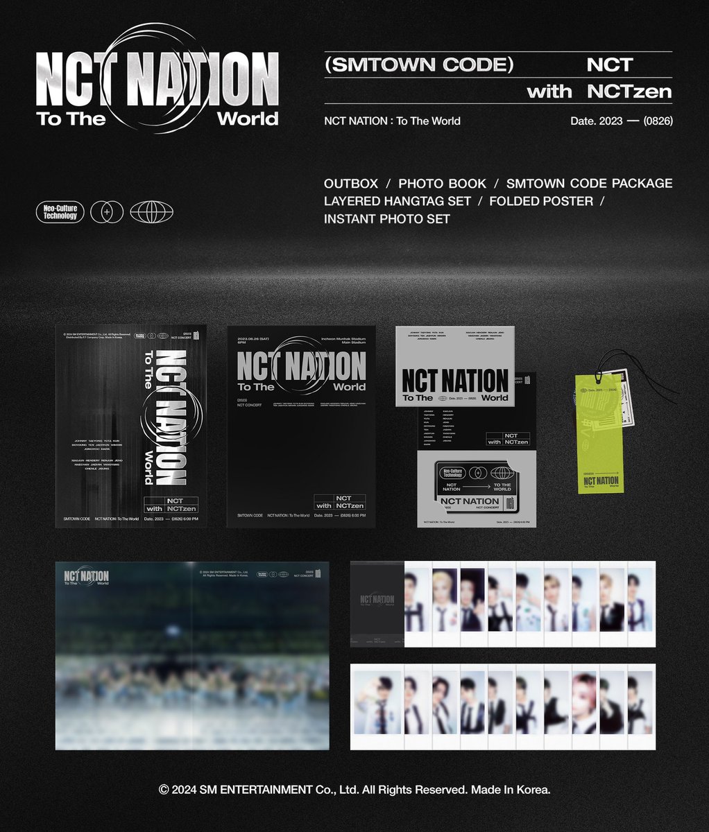 📢 NCT NATION : To The World in INCHEON DVD / Blu-ray / SMTOWN