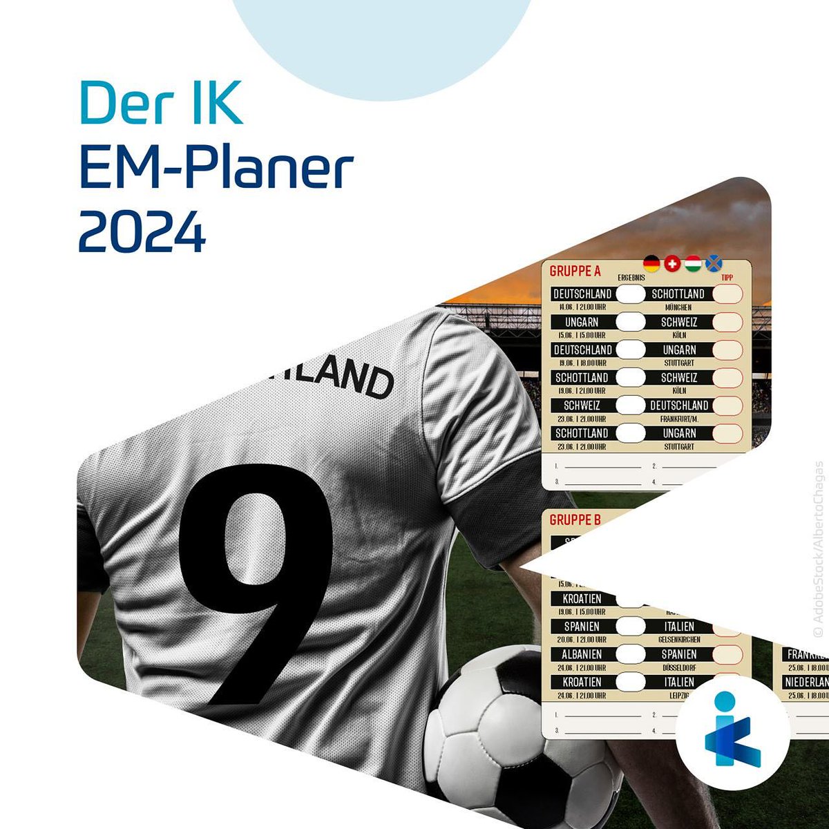 innokasse's tweet photo. Dieses Jahr findet die Fußball-EM 2024 der Herren in Deutschland statt.
Die IK hält folgende beliebte EM-Planer* für Sie bereit:
- Miniplaner: 6x13cm (aufgeklappt: 18x13cm)
- A2 Format
Einfach und kostenlos per E-Mail an marketing@die-ik.de bestellen.
(*Solange der Vorrat reicht) https://t.co/f2JANb7wH3